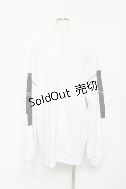 画像2: axes femme POETIQUE / チョーカー風ビックプル  白 Y-25-10-25-065-AX-TO-SZ-ZY