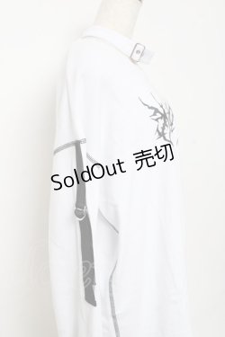 画像3: axes femme POETIQUE / チョーカー風ビックプル  白 Y-25-10-25-065-AX-TO-SZ-ZY