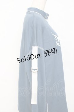 画像3: axes femme POETIQUE / チョーカー風ビックプル  ブルー Y-25-10-25-066-AX-TO-SZ-ZY