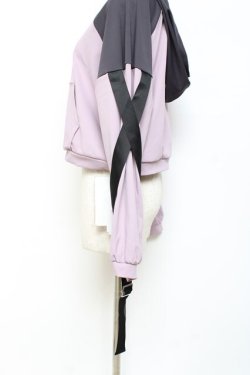 画像3: axes femme POETIQUE / ベルト配色デザインパーカー  ラベンダ Y-25-10-25-067-AX-TO-SZ-ZY