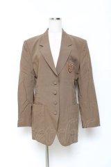 INGEBORG / エンブレム付きテーラードジャケット F カーキ Y-25-10-25-082-LO-JA-SZ-ZY