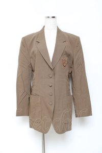 INGEBORG / エンブレム付きテーラードジャケット F カーキ Y-25-10-25-082-LO-JA-SZ-ZY