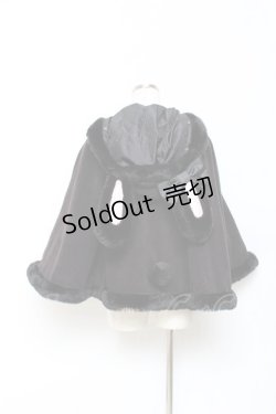 画像2: Angelic Pretty / 夢みるBunnyケープ  黒 Y-25-10-25-095-AP-CO-SZ-ZY