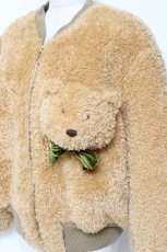 画像3: WONDERFUL WORLD / くまモチーフブルゾン  キャメル Y-25-10-25-098-LO-JA-SZ-ZTC025 (3)