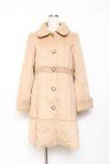 axes femme POETIQUE / レース襟コート  ベージュ Y-25-10-25-101-AX-OP-SZ-ZY