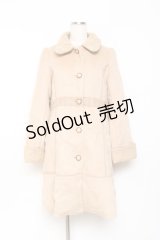 axes femme POETIQUE / レース襟コート  ベージュ Y-25-10-25-101-AX-OP-SZ-ZI