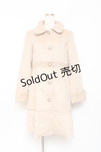 axes femme POETIQUE / レース襟コート  ベージュ Y-25-10-25-101-AX-OP-SZ-ZI