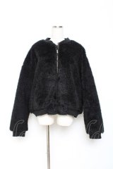 Perla nell' ostrica / ファーブルゾン  黒 Y-25-10-25-104-EL-JA-SZ-ZI