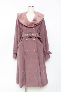 画像1: Amavel / Classical Ladyロングコート F ピンク Y-25-10-25-105-CA-CO-SZ-ZY