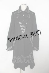 OZZ ANGELO / ナポレオン風ロングコート  黒 Y-25-10-25-109-OO-CO-SZ-ZY