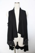 BPN FOR MEN / イレギュラージレベスト M 黒 Y-25-10-25-110-GO-TO-SZ-ZY