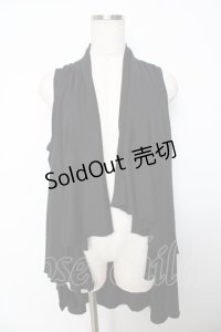 BPN FOR MEN / イレギュラージレベスト M 黒 Y-25-10-25-110-GO-TO-SZ-ZY