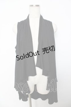 画像1: BPN FOR MEN / イレギュラージレベスト M 黒 Y-25-10-25-110-GO-TO-SZ-ZY