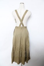 画像2: INGEBORG / エプロンワンピース  カーキベージュ Y-25-10-25-114-LO-OP-SZ-ZT620 (2)