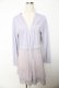 画像1: axes femme / UVカットレース切替カーデ  ラベンダー Y-25-10-25-119-AX-TO-SZ-ZY (1)