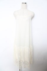 axes femme / レース使いペチワンピース M 生成り Y-25-10-25-120-AX-OP-SZ-ZI