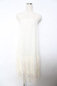 axes femme / レース使いペチワンピース M 生成り Y-25-10-25-120-AX-OP-SZ-ZI