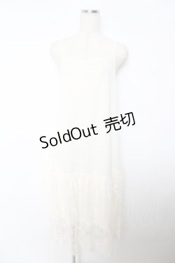 画像1: axes femme / レース使いペチワンピース M 生成り Y-25-10-25-120-AX-OP-SZ-ZI