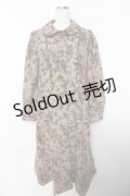 axes femme / ゴブラン柄コート M 茶 Y-25-10-25-124-AX-CO-SZ-ZI