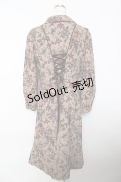 画像2: axes femme / ゴブラン柄コート M 茶 Y-25-10-25-124-AX-CO-SZ-ZI