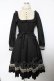 画像1: Victorian maiden / クラシカルドールロングドレス  黒 Y-25-10-25-125-CL-OP-SZ-ZY (1)