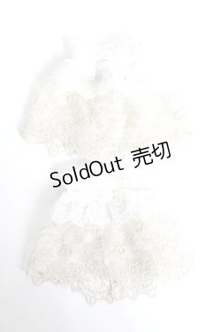 画像1: ATELIER PIERROT / Eleanorレースカフス  白 Y-25-10-25-015-EL-ZA-SZ-ZY