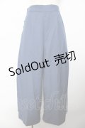 axes femme / パールビットワイドパンツ  ブルー Y-25-10-25-128-AX-PA-SZ-ZI