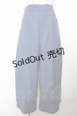 axes femme / パールビットワイドパンツ  ブルー Y-25-10-25-128-AX-PA-SZ-ZI