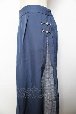 画像3: axes femme / パールビットワイドパンツ  ブルー Y-25-10-25-128-AX-PA-SZ-ZY