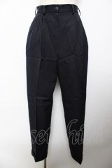 INGEBORG / サイドボタンデザインパンツ F 紺 Y-25-10-25-129-LO-PA-SZ-ZY