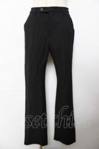 INGEBORG / ストレートパンツ F 黒 Y-25-10-25-131-LO-PA-SZ-ZY