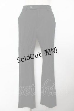 画像1: INGEBORG / ストレートパンツ F 黒 Y-25-10-25-131-LO-PA-SZ-ZY