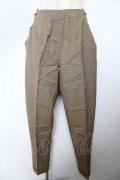 INGEBORG / テーパードパンツ  カーキベージュ Y-25-10-25-135-LO-PA-SZ-ZY