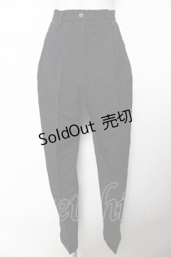 画像1: INGEBORG / テーパードパンツ  黒 Y-25-10-25-136-LO-PA-SZ-ZY