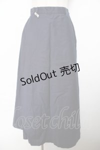 INGEBORG / ロングスカート  紺 Y-25-10-25-137-LO-SK-SZ-ZY