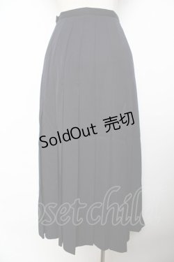 画像2: INGEBORG / プリーツロングスカート F 紺 Y-25-10-25-142-LO-SK-SZ-ZY