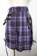axes femme POETIQUE / ミリタリースカート  パープル Y-25-10-25-147-AX-SK-SZ-ZY