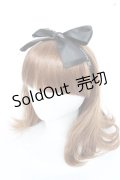 INGEBORG / ロゴリボンヘアカチューム  黒 Y-25-10-25-017-LO-AC-SZ-ZT486-F004