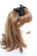画像3: INGEBORG / ロゴリボンヘアカチューム  黒 Y-25-10-25-017-LO-AC-SZ-ZY (3)