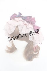 星箱works / 東方Project x HoshibakoWorks　八雲紫　蝶飾りフリルキャップ  八雲紫 Y-25-10-25-018-PU-AC-SZ-ZY