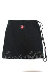 PINK HOUSE / サンタクロースワッペン巾着バッグ  黒 Y-25-10-25-029-LO-BG-SZ-ZT501