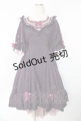 Hoshibako Works / 東方Project ×HoshibakoWorks　八雲紫　パフスリーブワンピース  八雲紫 Y-25-10-26-001-LO-OP-SZ-ZY