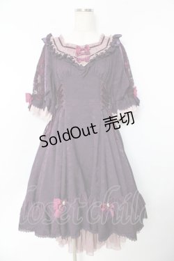 画像1: Hoshibako Works / 東方Project ×HoshibakoWorks　八雲紫　パフスリーブワンピース  八雲紫 Y-25-10-26-001-LO-OP-SZ-ZY