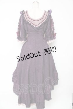 画像2: Hoshibako Works / 東方Project ×HoshibakoWorks　八雲紫　パフスリーブワンピース  八雲紫 Y-25-10-26-001-LO-OP-SZ-ZY