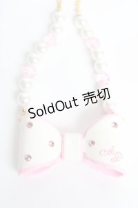 Angelic Pretty / ドリームリボンネックレス  アイボリー Y-25-10-28-001-AP-AC-SZ-ZY