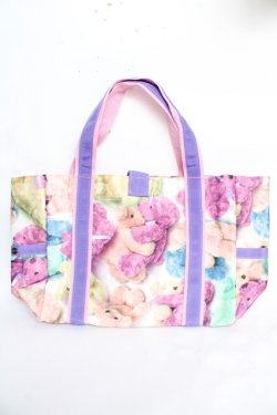 画像2: MILK / Love Bearバッグ  白×パープル Y-25-10-28-046-ML-BG-SZ-ZY