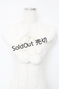 m petit by misako / ファーつけ襟  アイボリー Y-25-10-28-048-LO-ZA-SZ-ZY