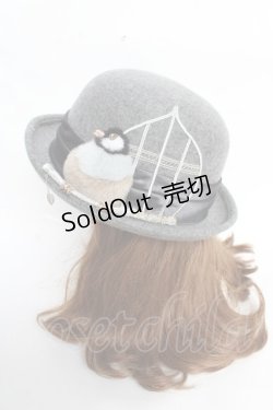 画像2: Coco&Ami / LOVEんちょー/冬ハット  並文鳥 Y-25-10-28-050-LO-AC-SZ-ZY