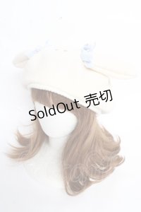 Nile Perch / うさみみベレー  アイボリー Y-25-10-28-054-LO-AC-SZ-ZY