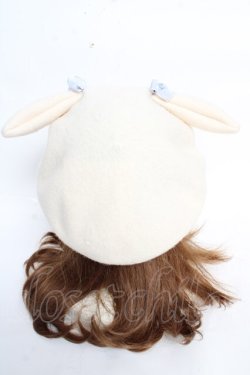 画像3: Nile Perch / うさみみベレー  アイボリー Y-25-10-28-054-LO-AC-SZ-ZY